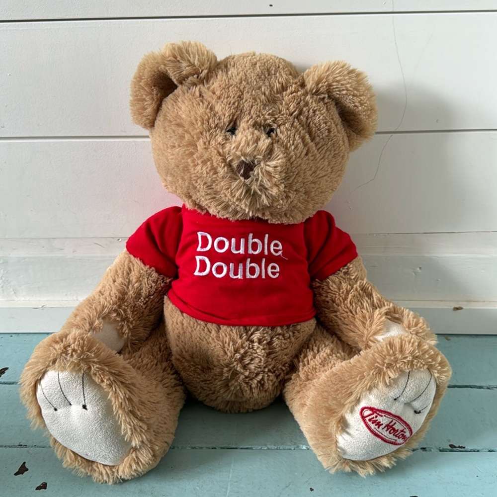Tim Horton Double Double Teddy Bear Stuffy